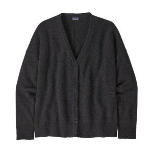 Patagonia Recycled Cashmere Cardigan in Ink Black